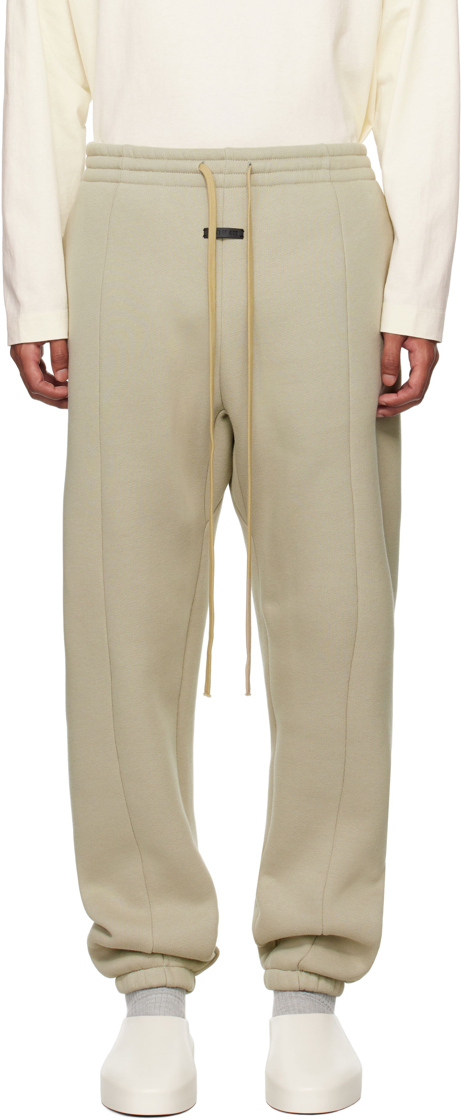 Trenirka Fear of God Fleece Sweatpants Bež | FG24FW40-648FLC, 0