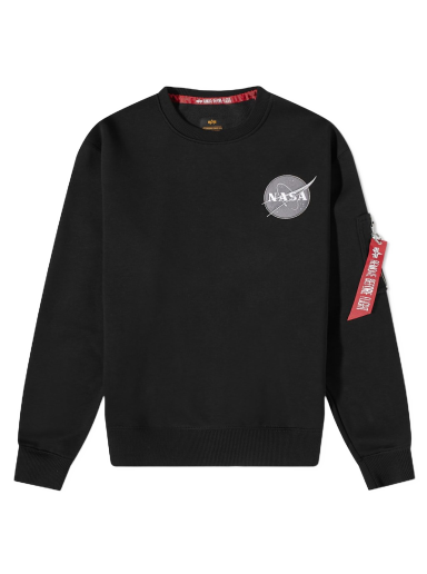 Pulover Alpha Industries Space Shuttle Crew Sweat Črna | 178307-03