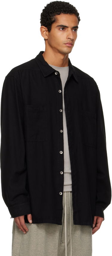 Srajce Rick Owens DRKSHDW Concordians Jumbo Button-Up Shirt Bež | DU02E7299 CFL, 4