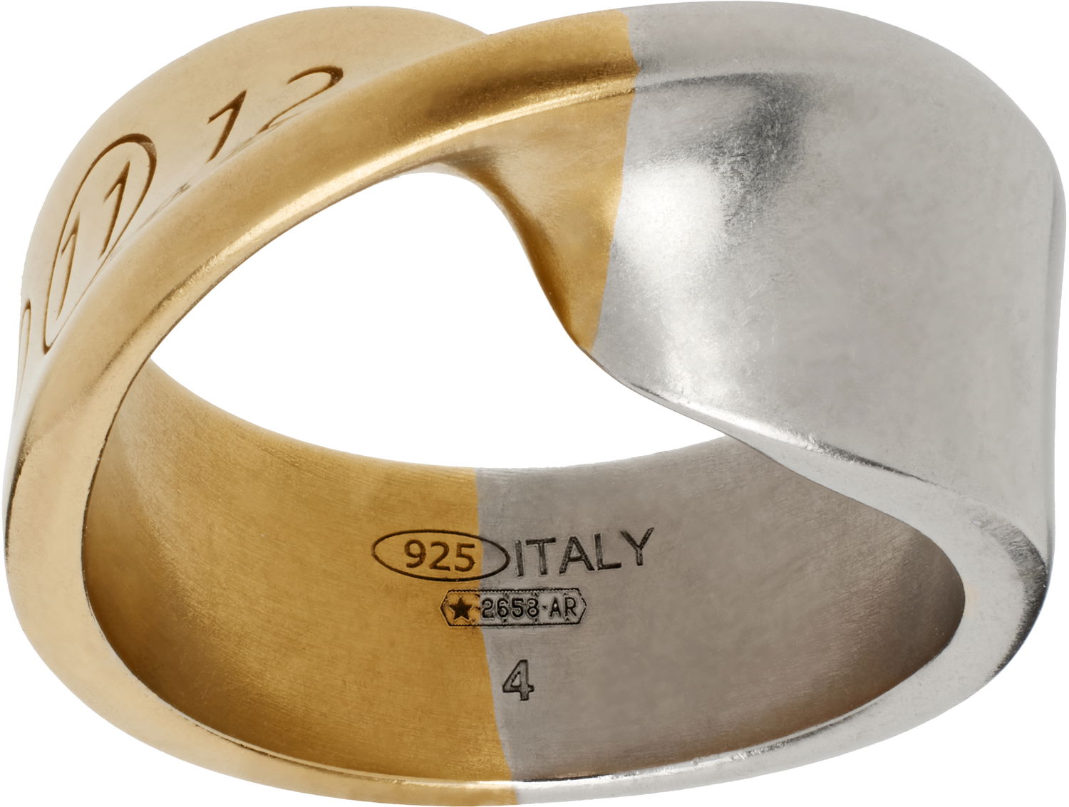 Prstan Maison Margiela Maison Margiela Twisted Ring Večbarvna | SM2UQ0031 S12975, 0