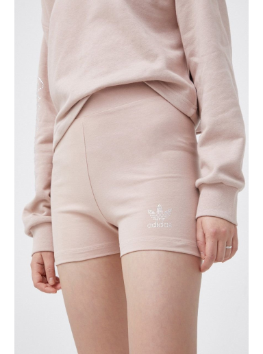 Kratke hlače adidas Originals Luxe Shorts Bež | HF9202