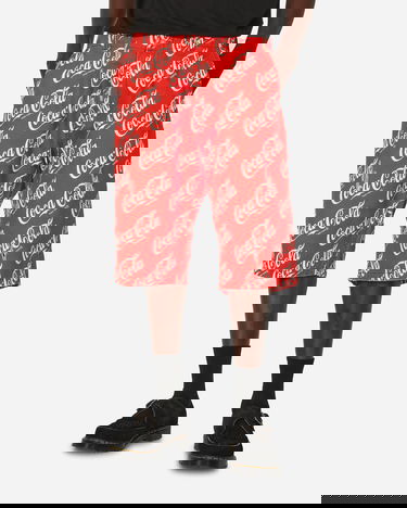 Kratke hlače ERL Printed Canvas Shorts Rdeča | ERL08P003 1, 0