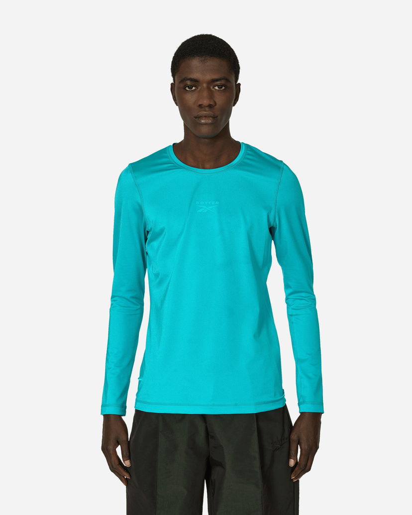 Majica Reebok Botter Longsleeve T-Shirt Scuba Pop Turkizna | RMVB004C99FAB0014300
