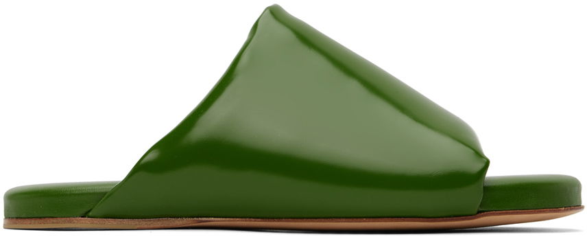Superge in čevlji Bottega Veneta Cushion Slides "Green" Zelena | 729892 V2LR0, 0
