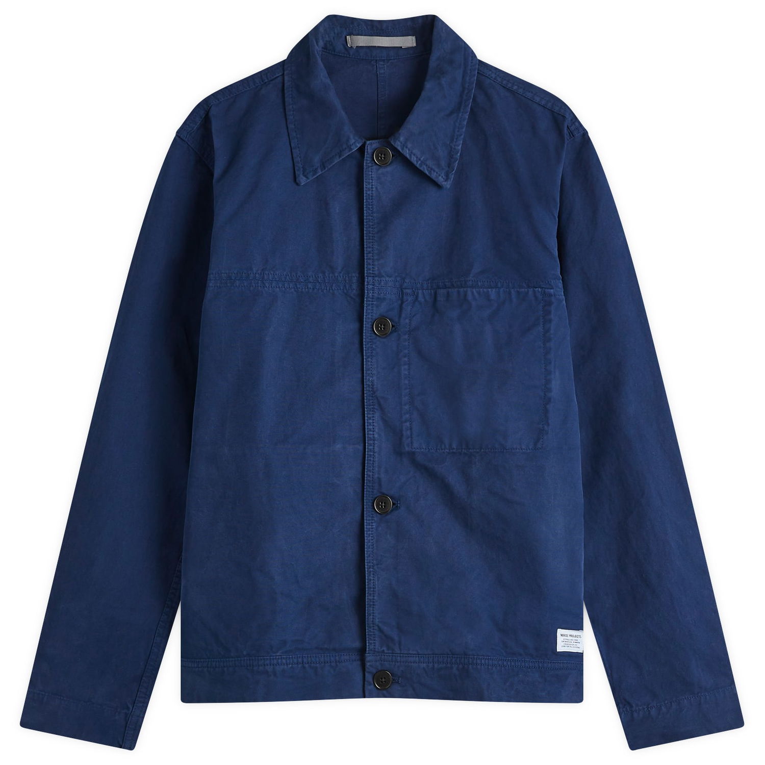 Jakna NORSE PROJECTS Norse Projects Marcus Canvas Overshirt, Size Large Modra | N40-0821-7555, 1