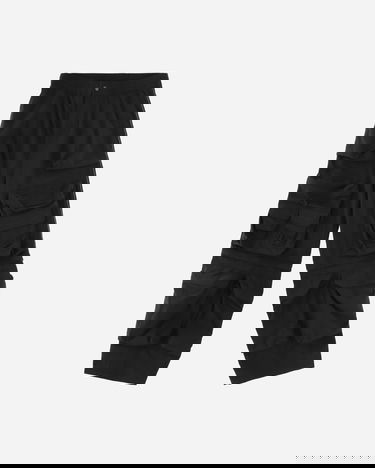 Cargo hlače Diesel Wrinkled Nylon Canvas Cargo Pants Črna | A105030HJAE 9XX, 5