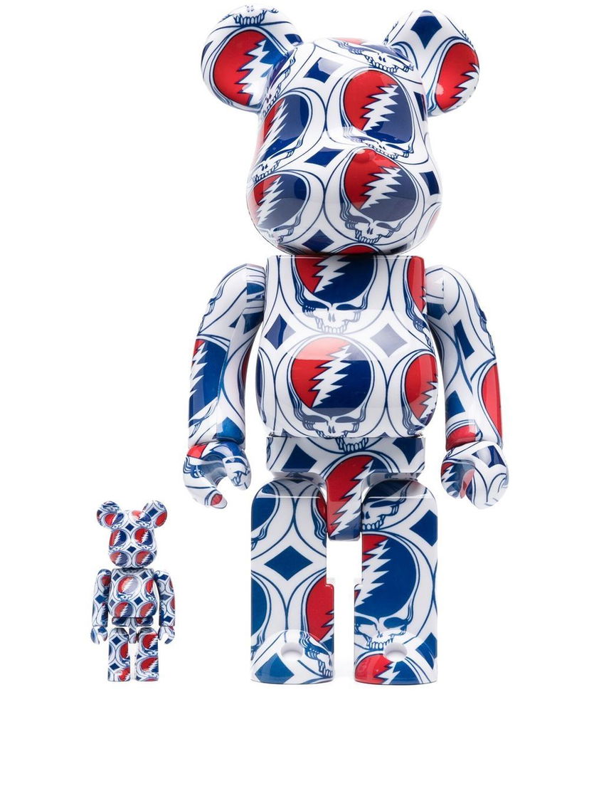 Collectibles Medicom Toy Grateful Dead 100% and 400% figure set - White Bela | 14GDSTEALFW19307910