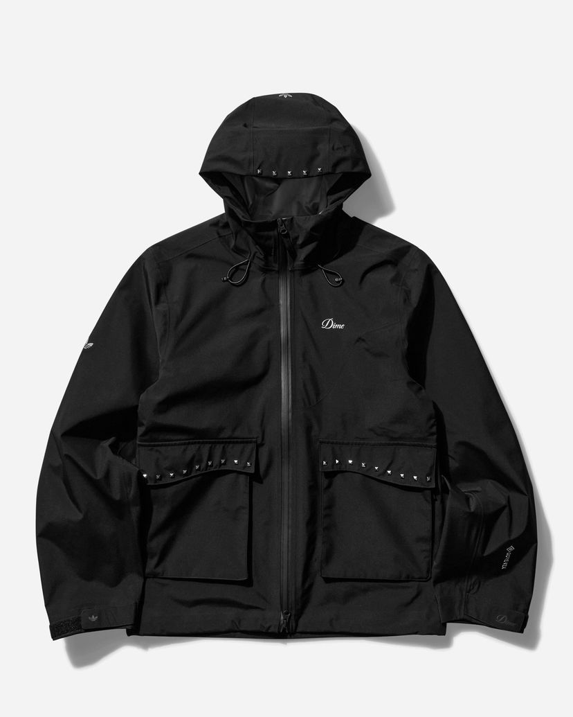 Vetrovka adidas Originals Dime Studded GORE-TEX Jacket Črna | IY0933