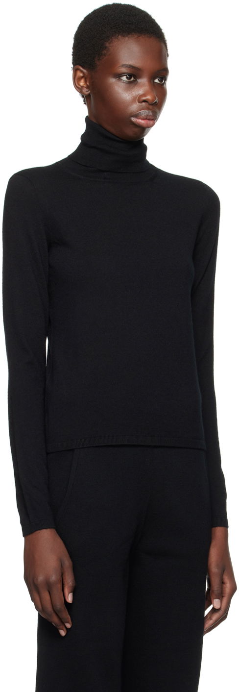 Pleteni pulover Max Mara Veloce Turtleneck Črna | 2421366172600 MM12183, 1
