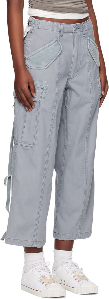 Cargo hlače R13 R13 Cropped Cargo Pants Siva | R13WD320-D279A, 1