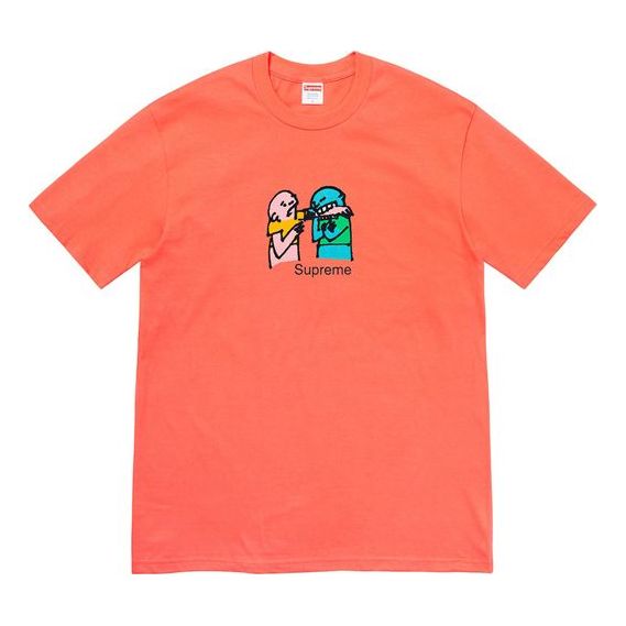 Majica Supreme Bite Graphic Print T-Shirt Oranžna | SUP-FW19-10914