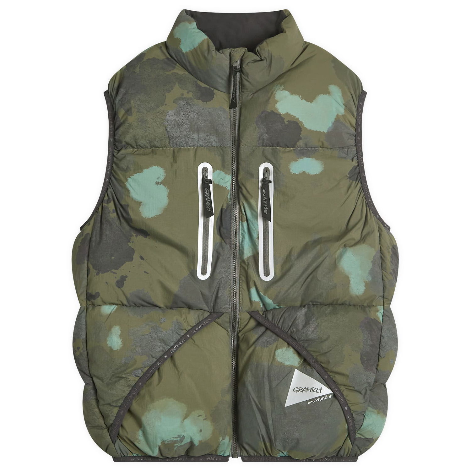 Telovnik GRAMICCI And Wander x Down Vest Zelena | GUJ4-F3001-M-CAMO, 0