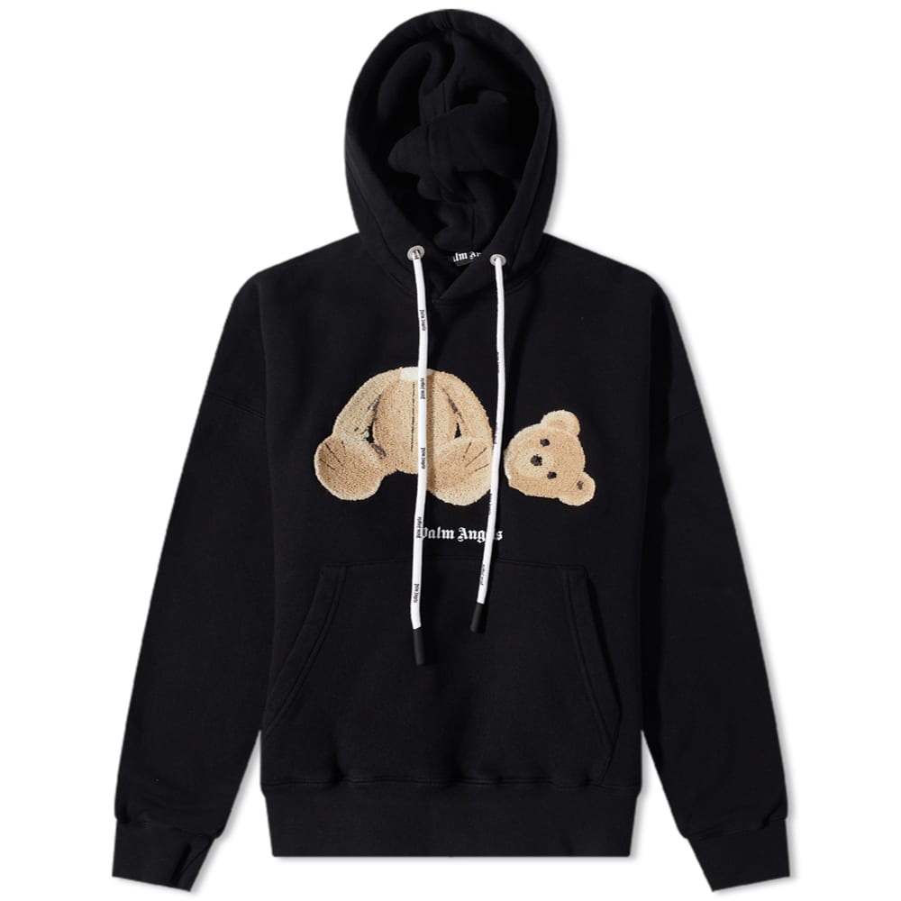 Pulover Palm Angels Kill the Bear Popover Hoody Črna | PMBB058C99FLE0051060, 0