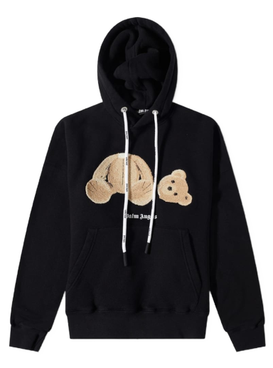 Pulover Palm Angels Kill the Bear Popover Hoody Črna | PMBB058C99FLE0051060