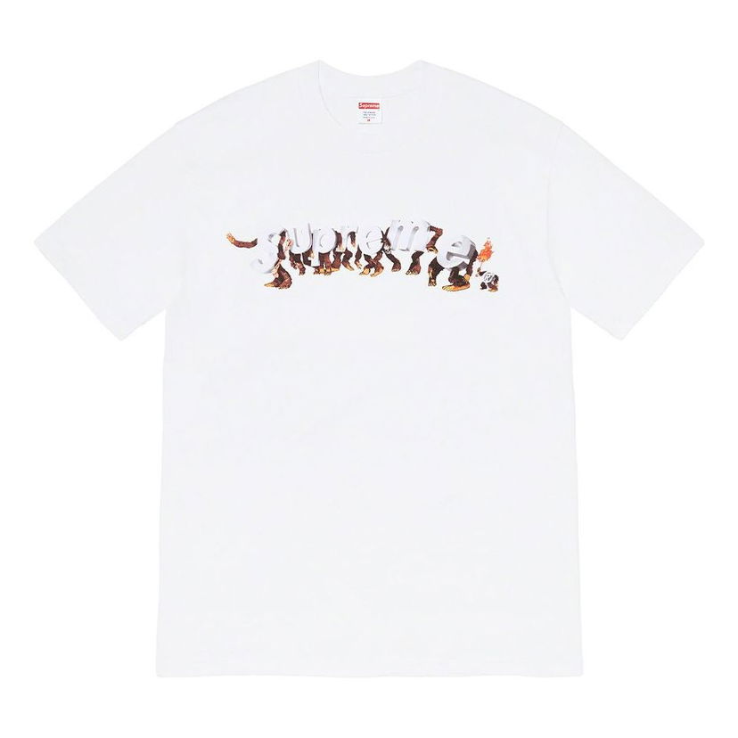 Majica Supreme Apes Logo Graphic T-Shirt Bela | SUP-SS21-633