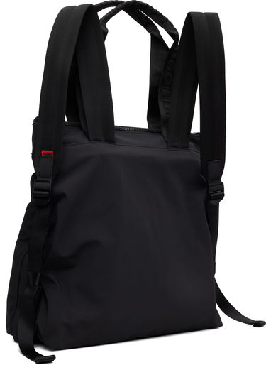 Nahrbtnik BOSS Hugo 3D Logo Patch Tote Backpack Črna | 50551789, 2