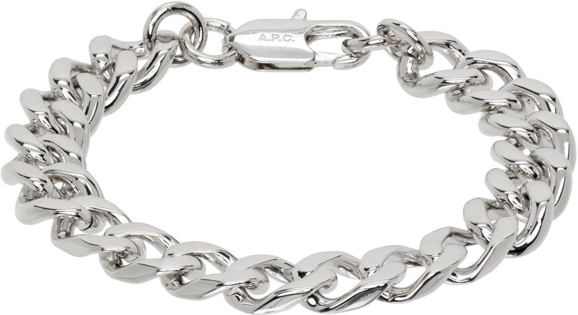 Zapestnica A.P.C. A.P.C. Silver-Tone Maxi Chain Bracelet Kovinski | MEAEC-M70904