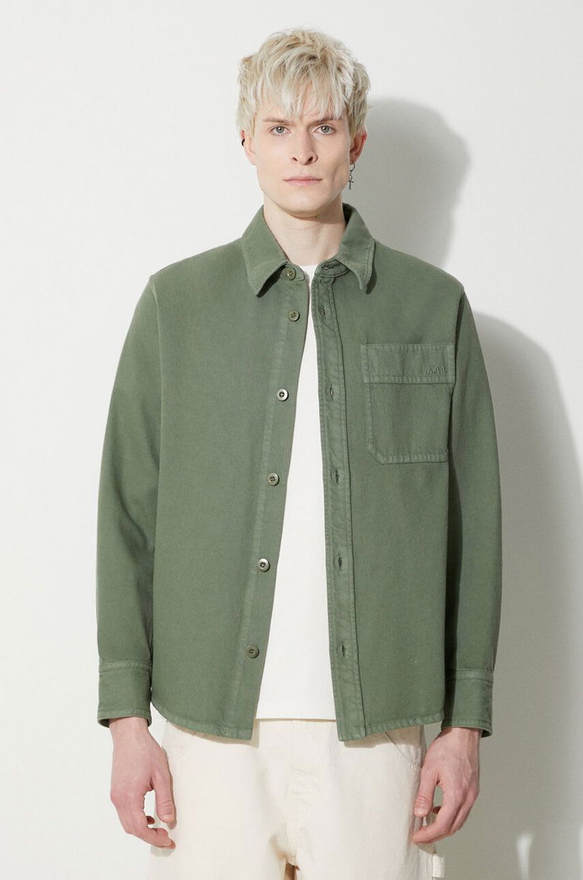 Srajce A.P.C. Shirt Zelena | COFCN.H02918.KAI