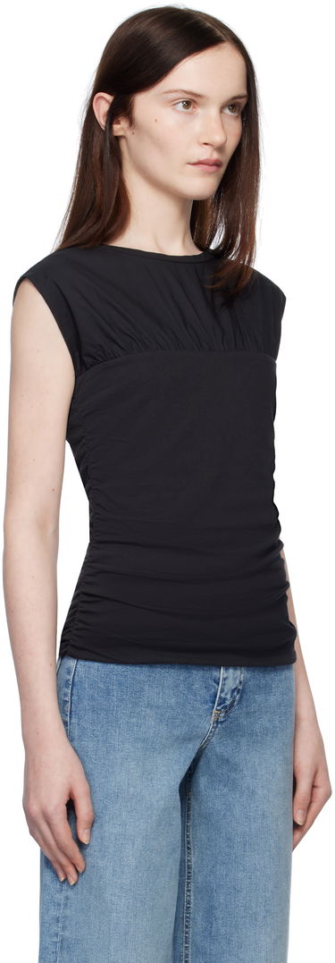 Majica brez rokavov rag & bone Rag & Bone Mica Banded Top Črna | WCC24HT009M409, 1