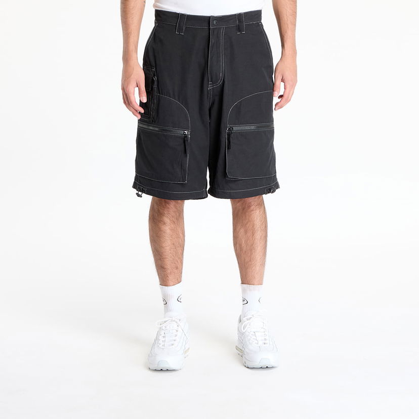 Kratke hlače Pleasures PLEASURES Raider Cargo Shorts Črna | P25SU026 BLACK