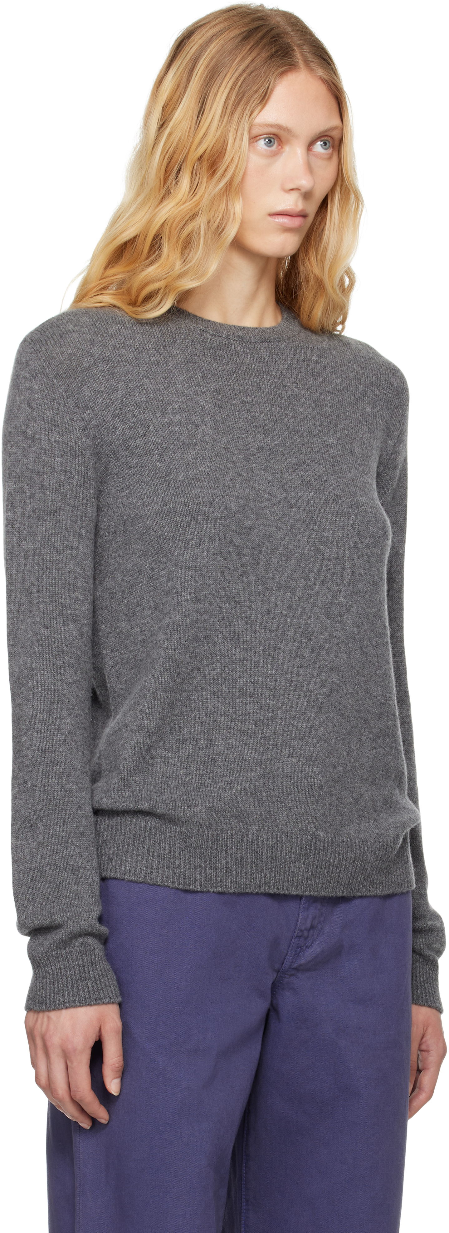 Pleteni pulover The Row The Row Jayad Sweater Siva | 8829-Y772, 1