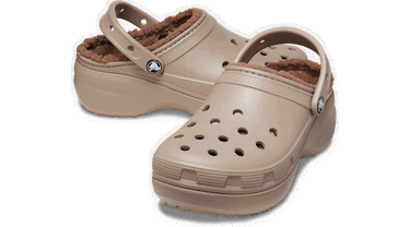 Superge in čevlji Crocs Platform Lined Clogs Bež | 207938-195, 1