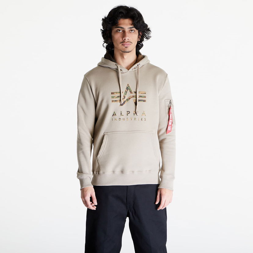 Pulover Alpha Industries Camo TPU Hoody Vintage Sand Bež | 146337-679