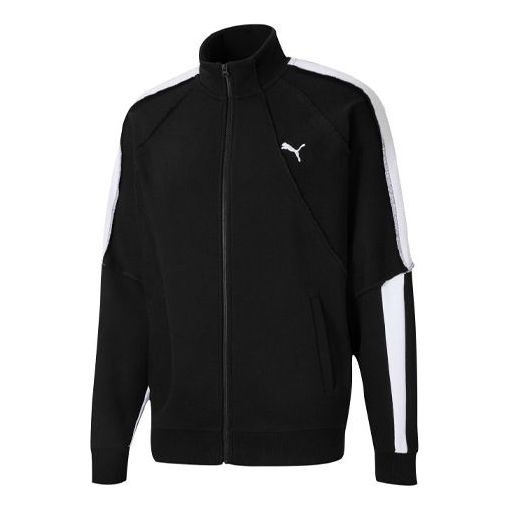 Jakna Puma PUMA x ATTEMPT Crossover Embroidered Logo Knit Jacket Črna | 598258-01