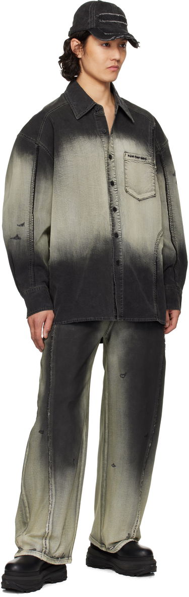Kavbojke Feng Chen Wang Feng Chen Wang Gradient Deconstruction Washed Jeans Siva | FUS19TR06, 3