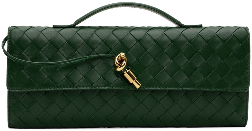 Torbica Bottega Veneta Green Long Andiamo Bag Zelena | 741511 VCPP3