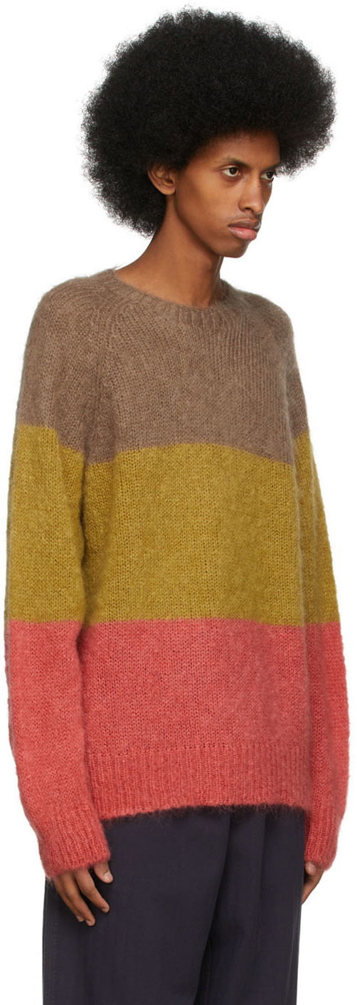 Pleteni pulover YMC YMC Mohair & Wool Boxy Sweater Večbarvna | P8RMH, 1