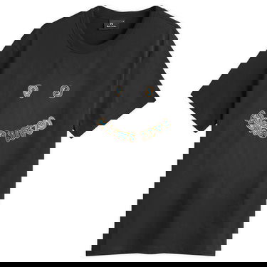 Majica Paul Smith PS Happy T-Shirt, Size Large Črna | M2R-204Z-PP5078-79, 0