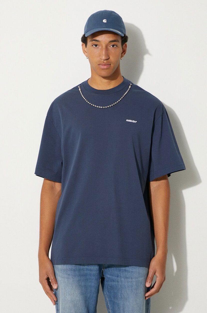 Majica Ambush Ballchain Graphic T-Shirt Modra | BMAA001F24JER0014501