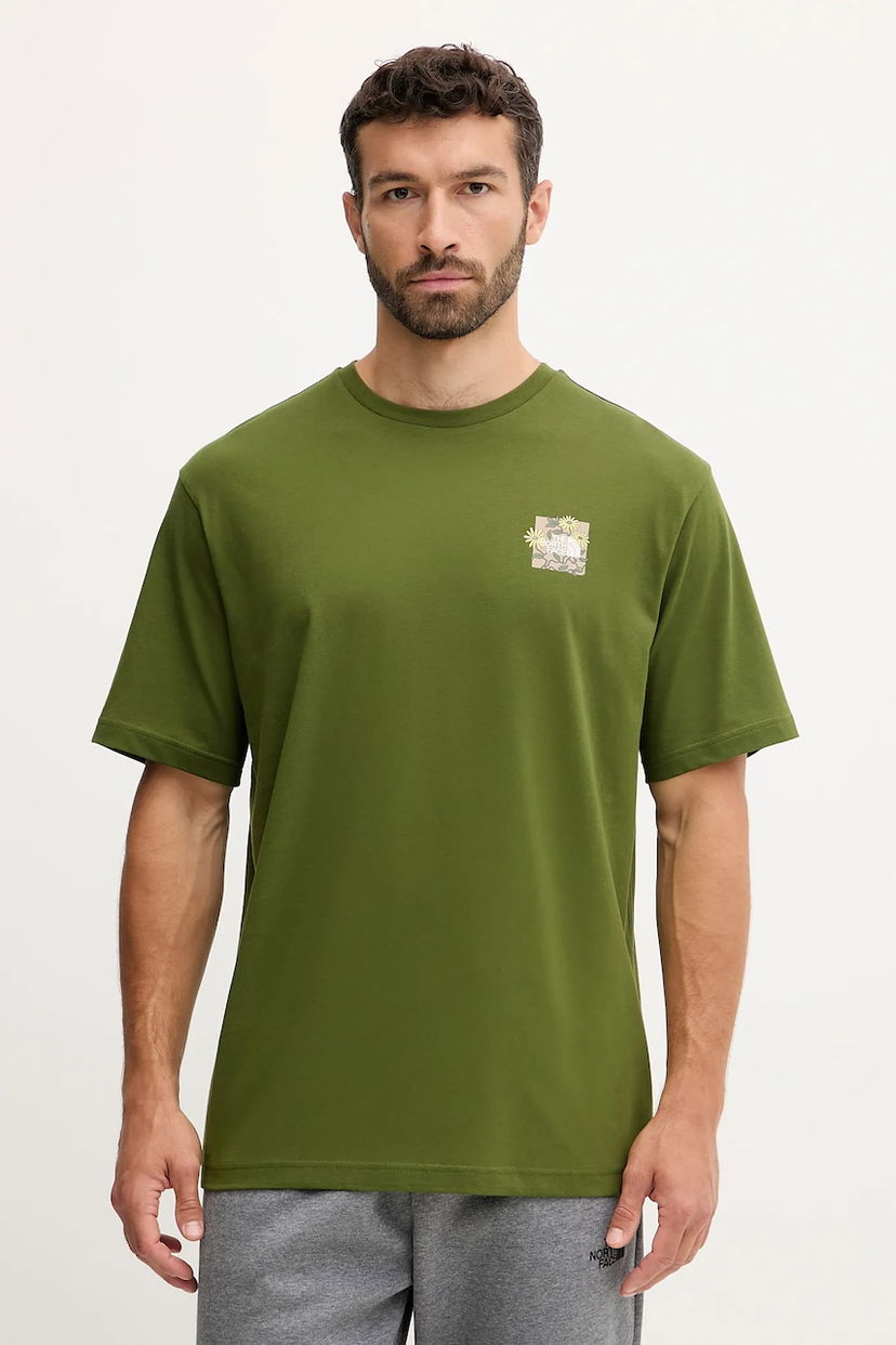 Majica The North Face Connected Relaxed Graphic T-shirt Zelena | NF0A8EGWBRI1