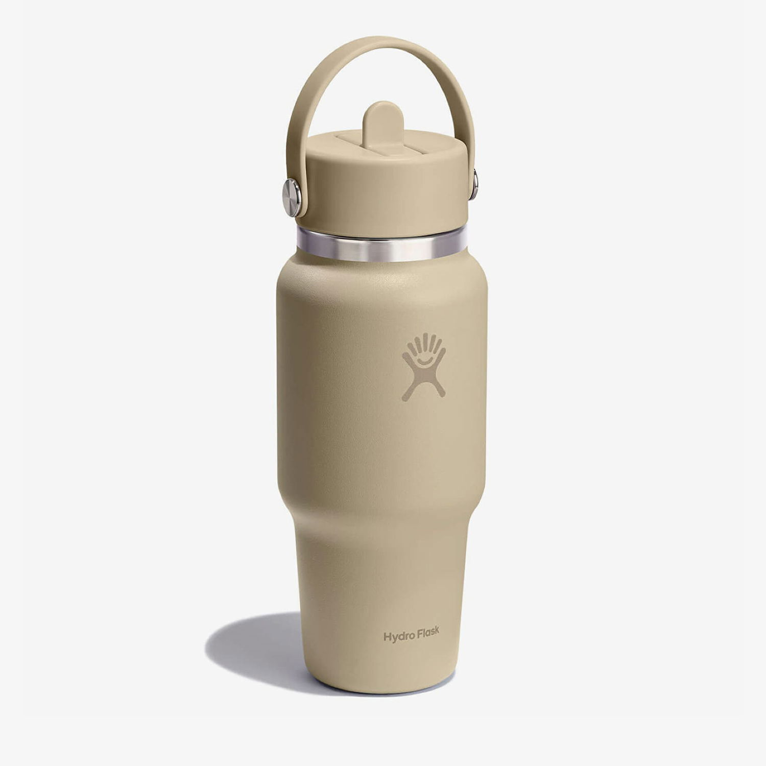 Steklenica za pitje Hydro Flask 709ml Wide Flex Straw Travel Bottle Bež | WT24CFS114, 1