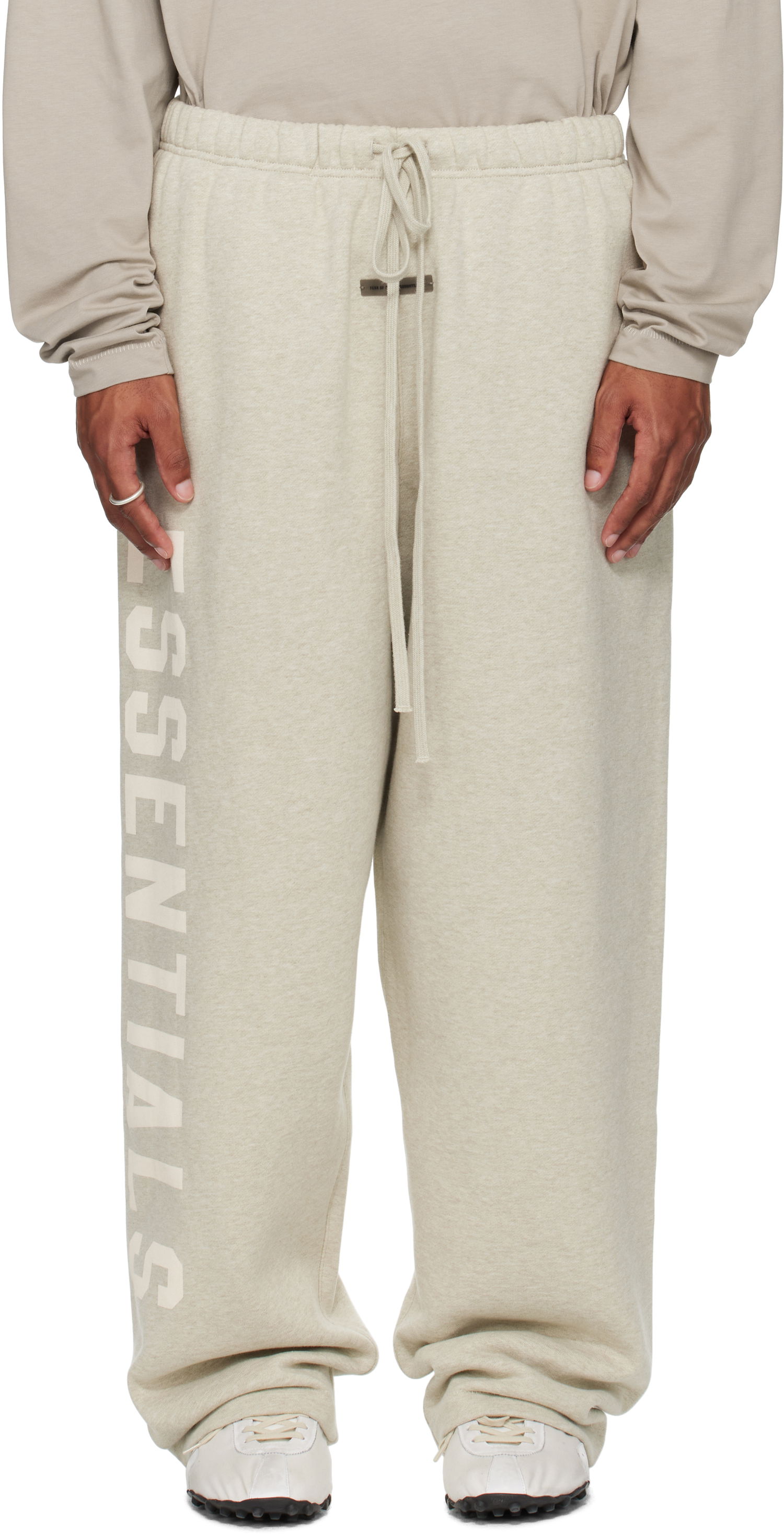 Trenirka Fear of God Fear of God ESSENTIALS Fleece Lounge Sweatpants Bež | 130SP254322F, 0