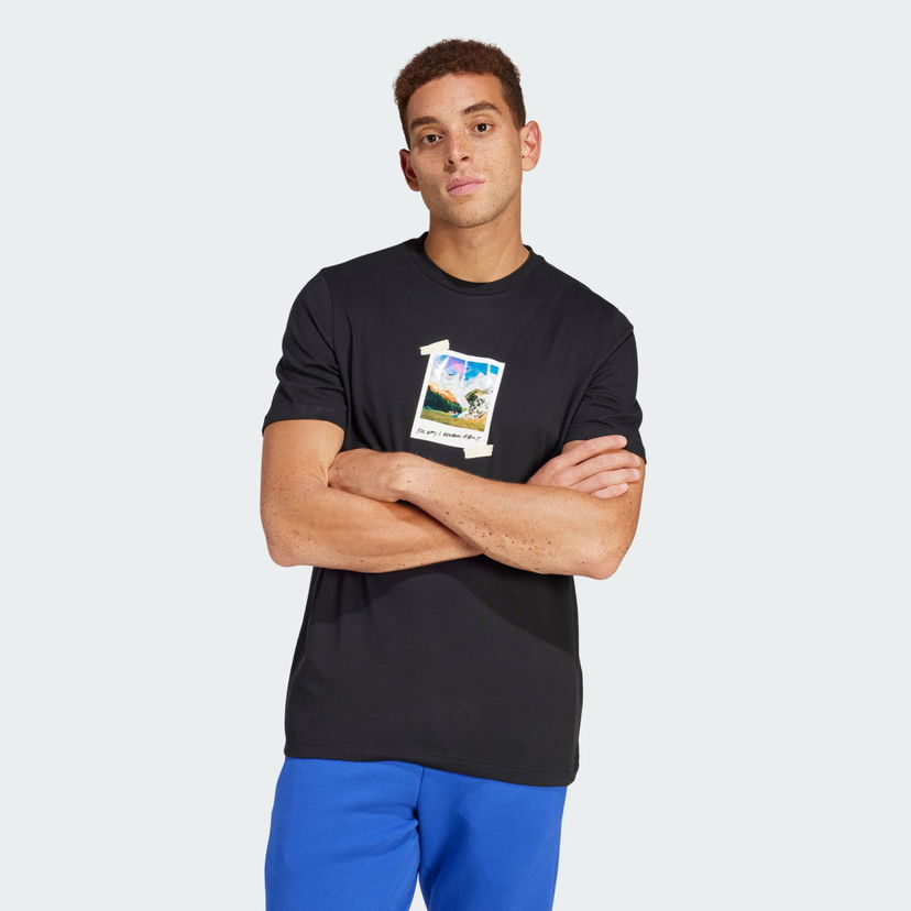 Majica adidas Performance adidas Sportswear All Day I Dream About... Črna | IN6439
