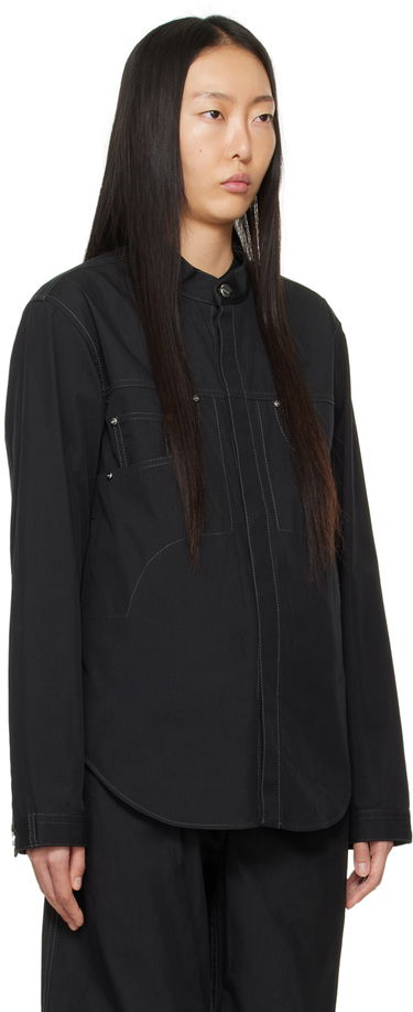 Srajce Dion Lee Rivet Denim Jacket Črna | C5040PS24, 1