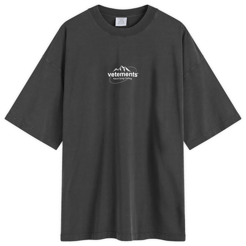 Majica VETEMENTS Spring Logo T-Shirt Črna | UA65TR680B