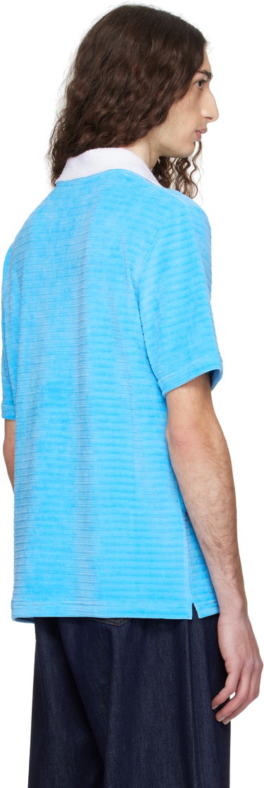 Polo majica Casablanca Casablanca Knit Piqué Polo Modra | MPF25-JTP-243-03, 2