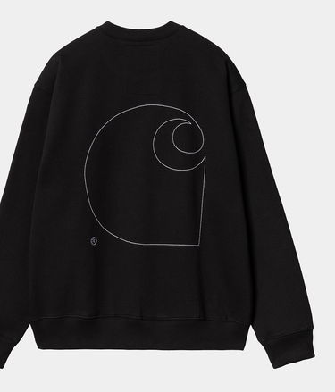 Pulover Carhartt WIP Clipse x Carhartt WIP Sweatshirt Črna | I035098_4, 1