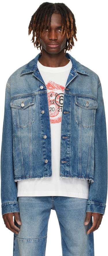 Jakna Maison Margiela MM6 Maison Margiela Sports Denim Jacket Modra | SH0AM0026 M30018, 0