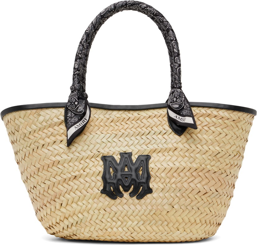 Tote bag AMIRI AMIRI MA Raffia Macro Tote Bež | AWBGTO1001
