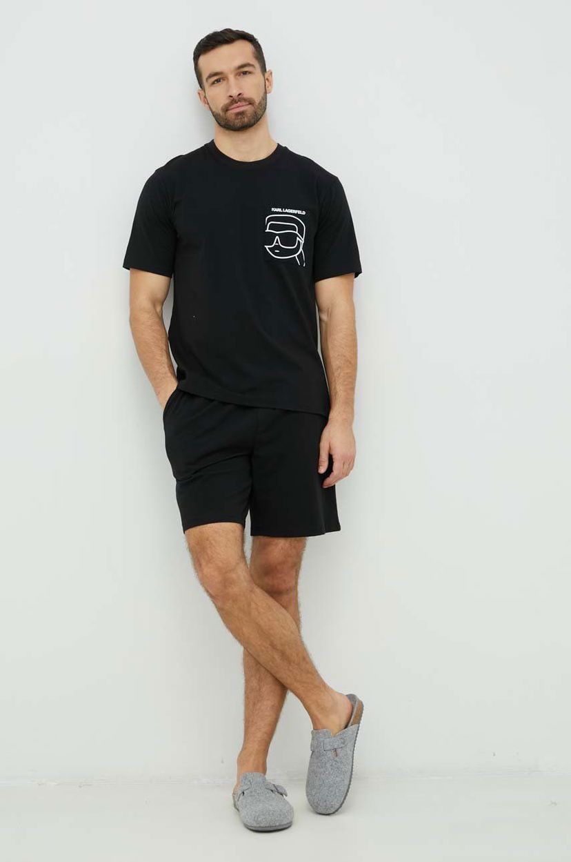 Pižame KARL LAGERFELD Pyjamas Črna | 230M2106