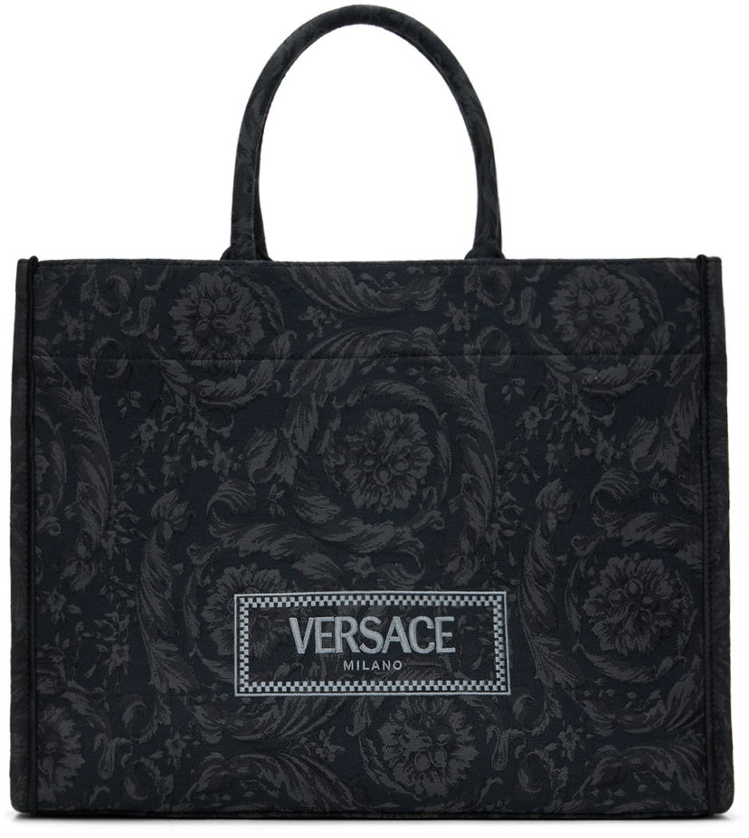 Tote bag Versace Barocco Athena Large Tote Črna | 1013152_1A09741