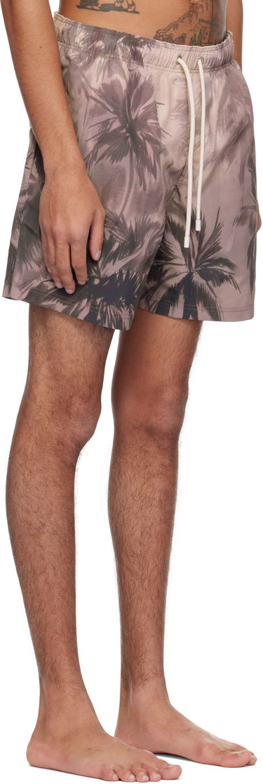 Kopalke Palm Angels Palm Angels Sunset Palm Swim Shorts Rjava | PMFD012S25FAB0026110, 1