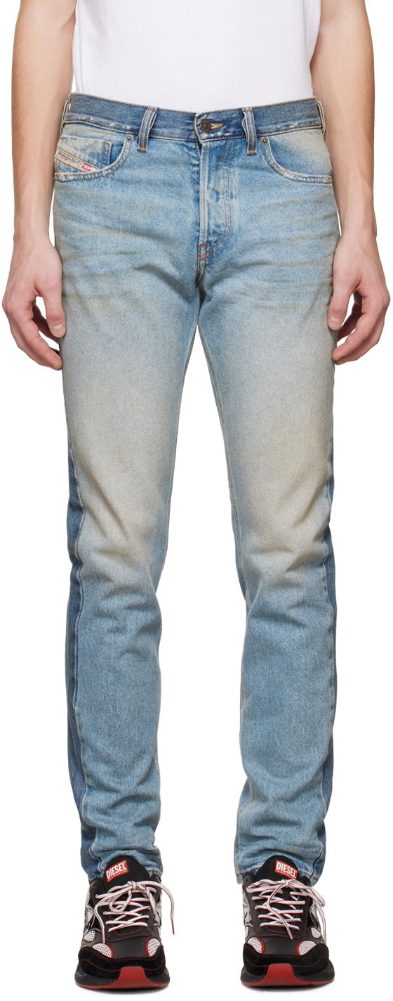 Kavbojke Diesel 1995 Faded Slim Jeans Modra | A0711609E21