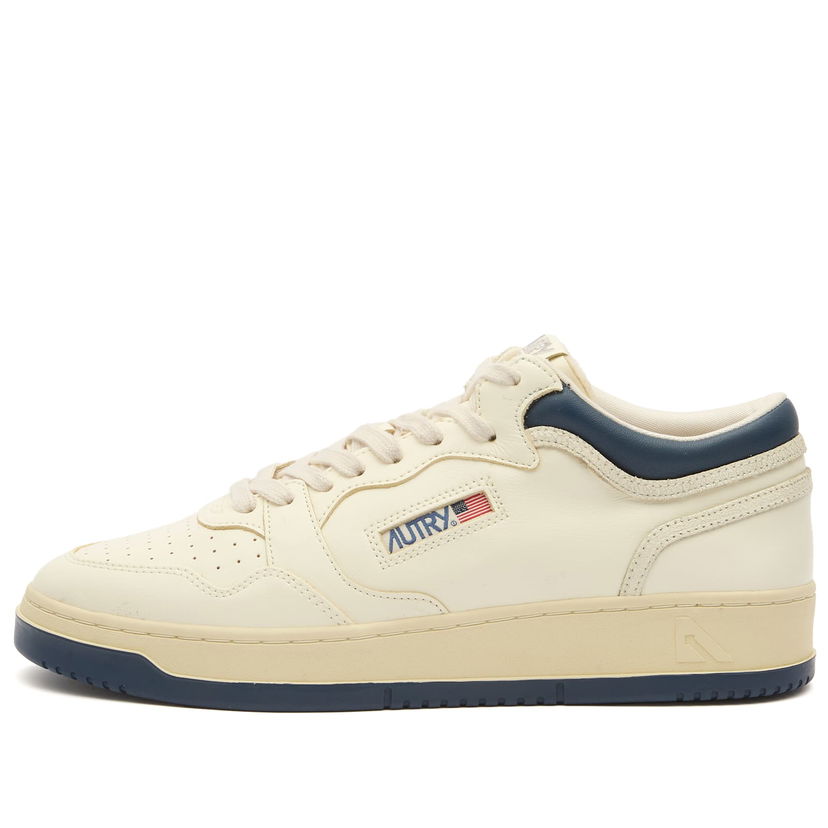 Superge in čevlji Autry Med-Way Mid Leather Bela | MYMMEK06