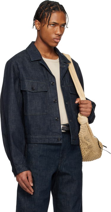 Torba za čez ramo LEMAIRE Lemaire Trucker Denim Jacket Bež | OW1142 LD068, 1