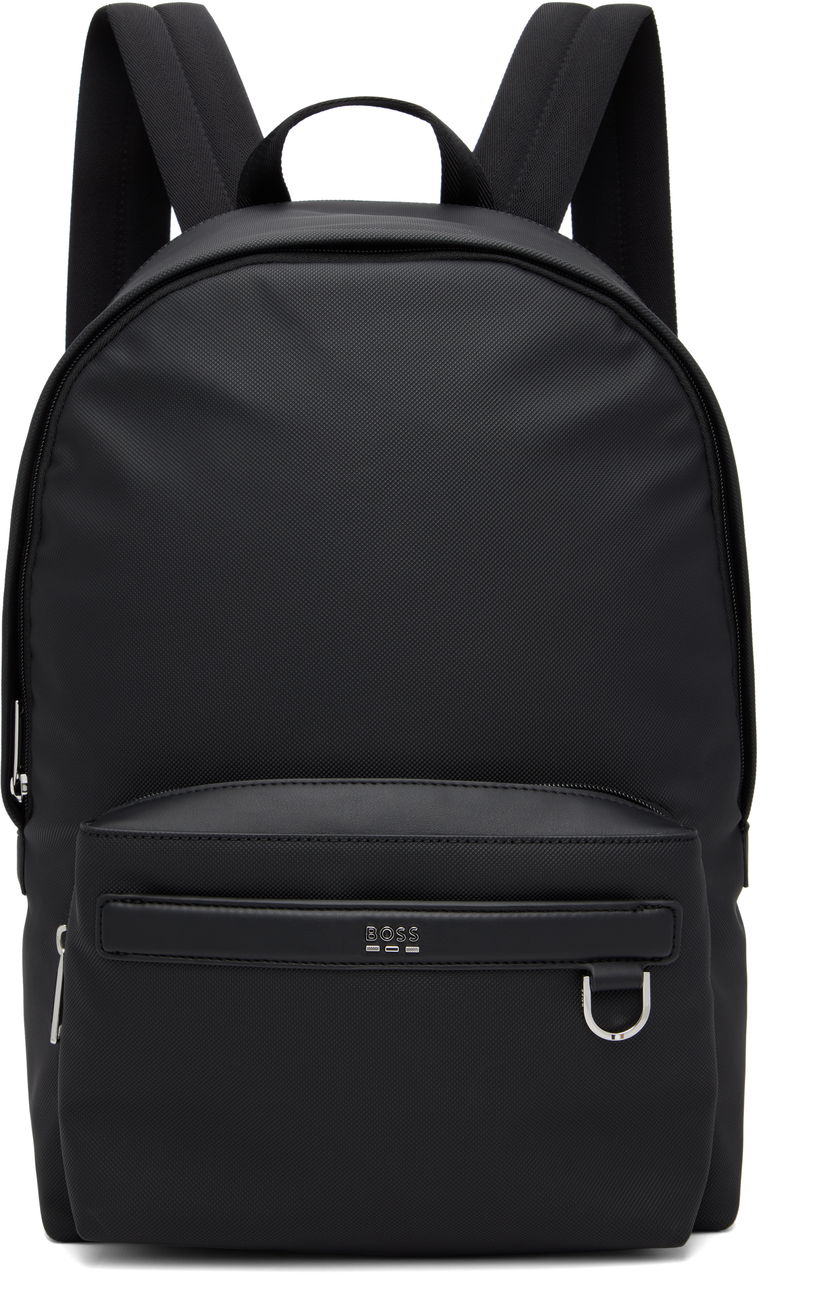 Nahrbtnik BOSS BOSS Smooth & Structured Backpack Črna | 50548779